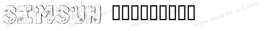 simsun 101字体转换